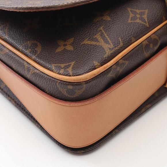LOUIS VUITTON Brown Monogram Leather Shoulder Bag - Picture 8 of 11